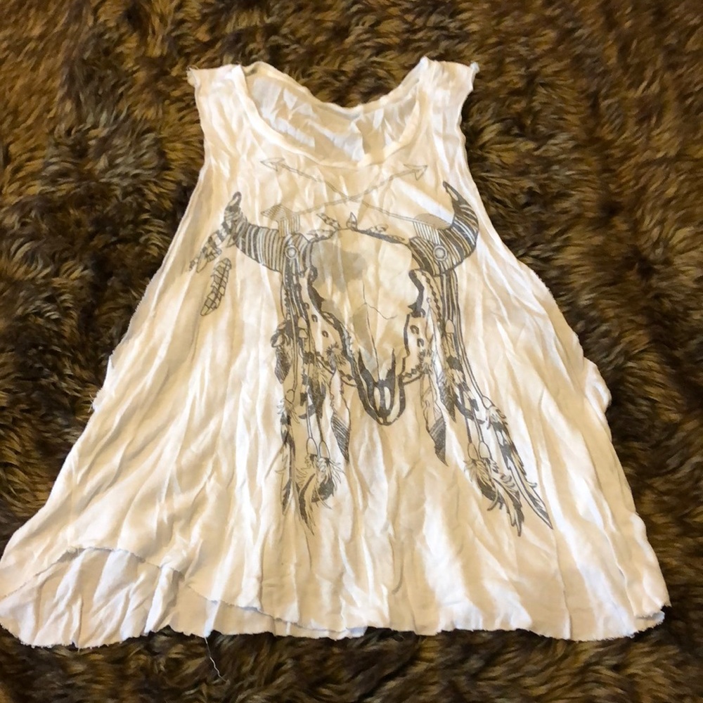 Steer Skull Muscle Tee